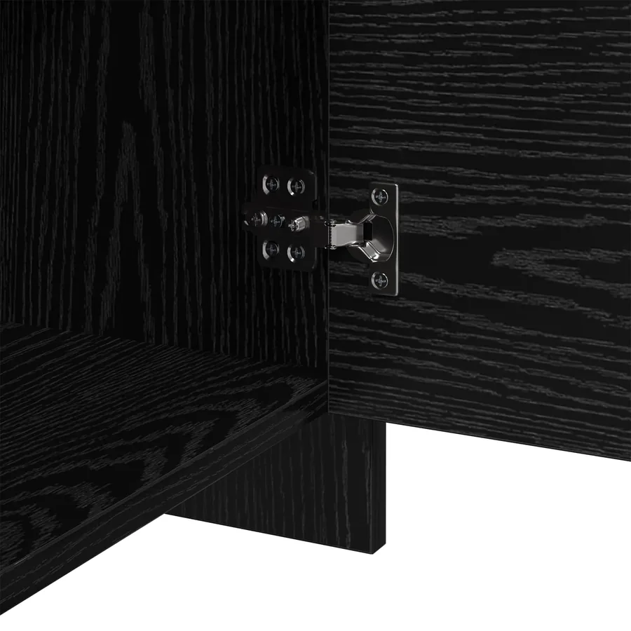 Cabinet de chevet Chêne noir 45 x 34 x 44,5 cm - 11