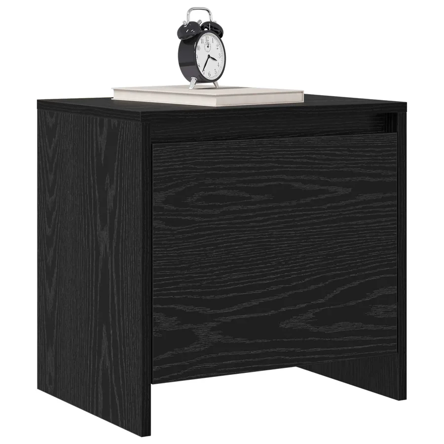 Cabinet de chevet Chêne noir 45 x 34 x 44,5 cm - 3
