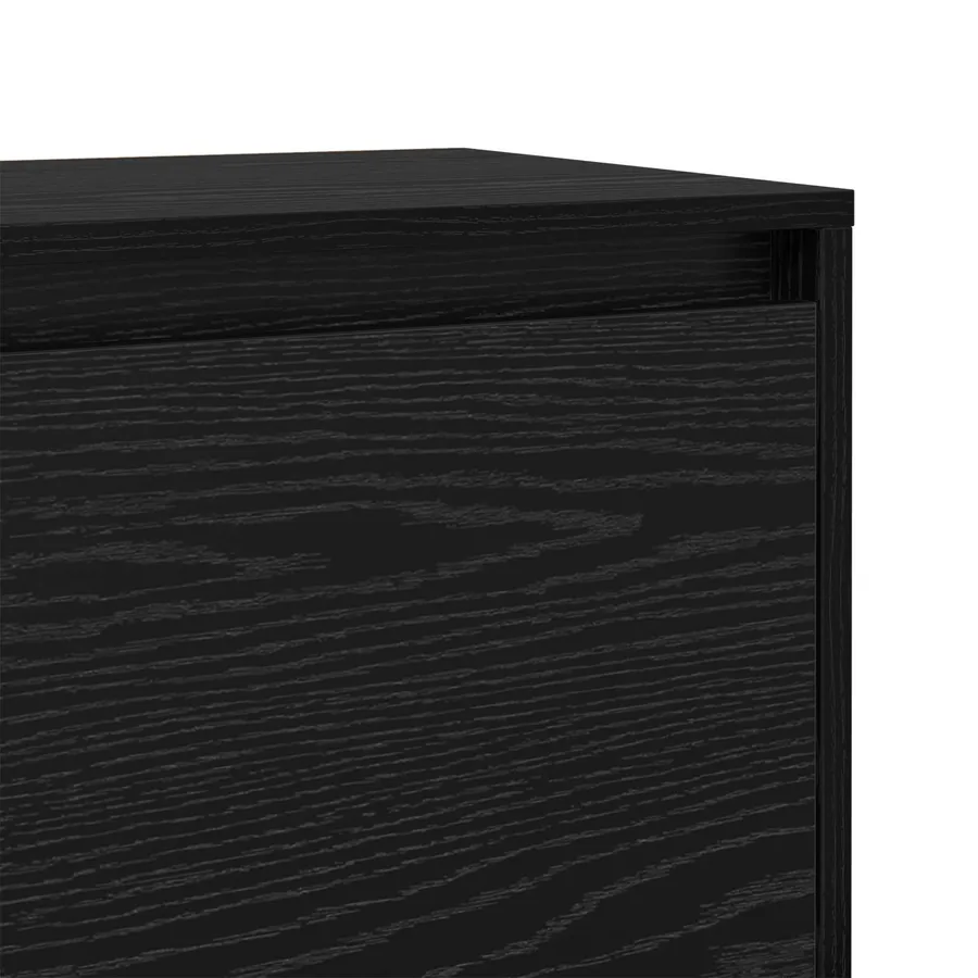 Cabinet de chevet Chêne noir 45 x 34 x 44,5 cm - 8