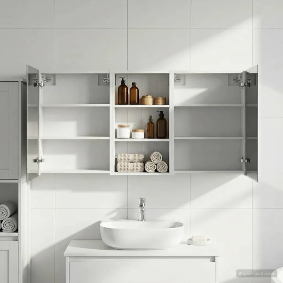 Ensemble de Meubles de Salle de Bain 3 pcs 140 x 14,5 x 70 cm