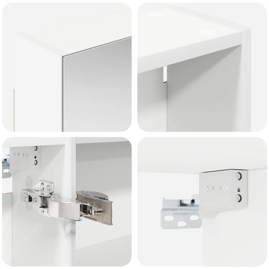 Ensemble de Meubles de Salle de Bain 3 pcs 140 x 14,5 x 70 cm - 10