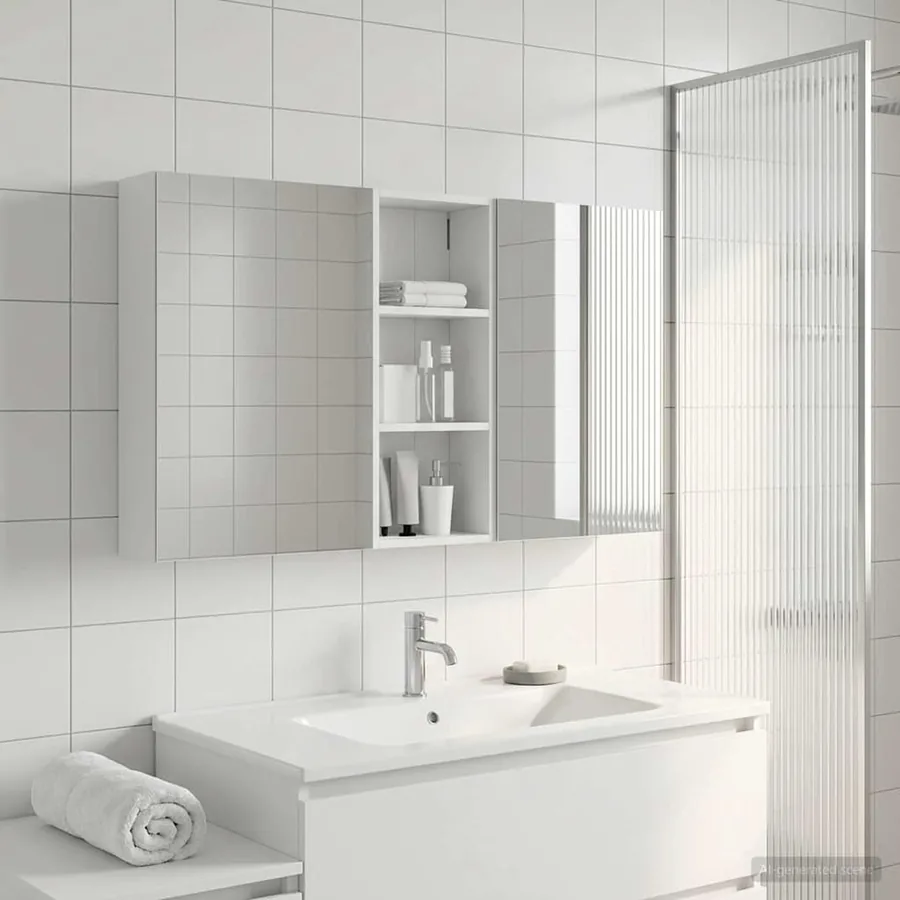 Ensemble de Meubles de Salle de Bain 3 pcs 130 x 14,5 x 70 cm