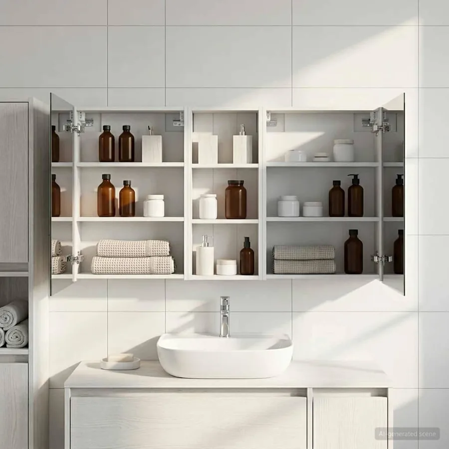 Ensemble de Meubles de Salle de Bain 3 pcs 130 x 14,5 x 70 cm - 4