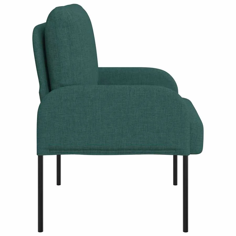 Canapés avec coussin 55cm Vert foncé Contreplaqué - 5