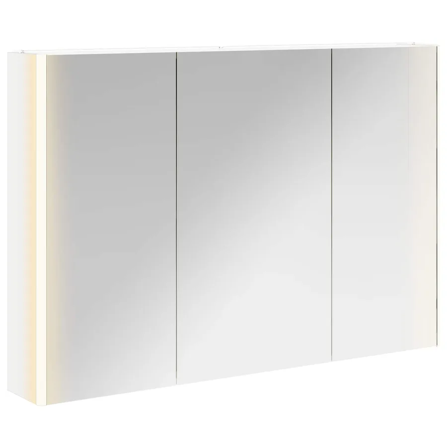 Armoire Miroir de Salle de Bain Blanc 103,5 x 15,5 x 70 cm - 2