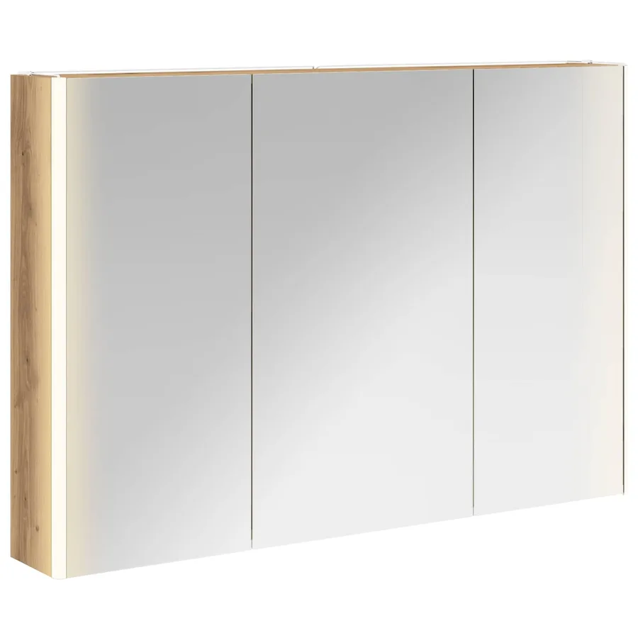 Armoire Miroir de Salle de Bain Chêne artisan - 2