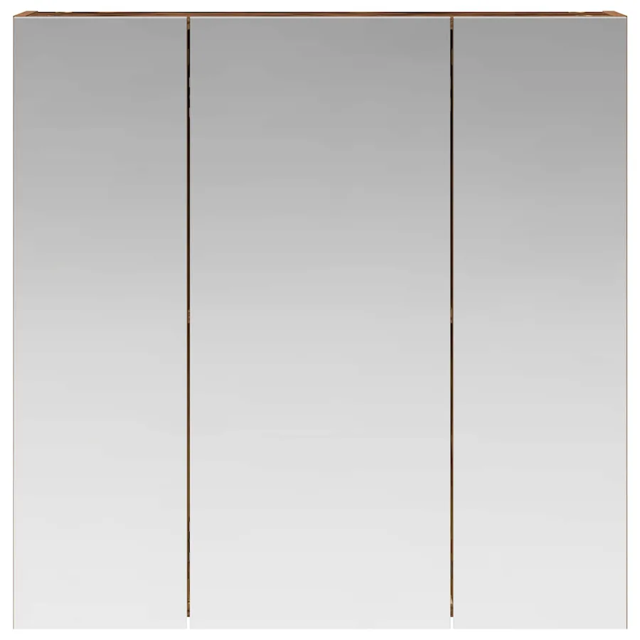 Armoire Miroir de Salle de Bain Bois ancien 70 x 14,5 x 70 cm - 5