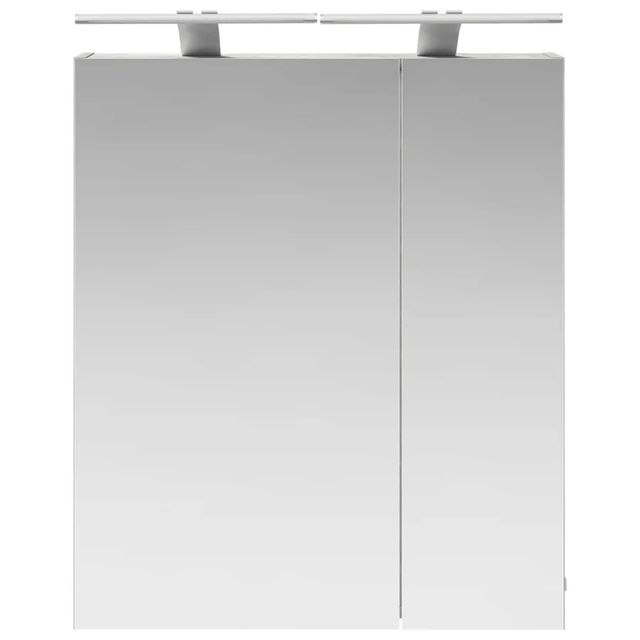 Armoire Miroir de Salle de Bain Gris béton 60 x 14,5 x 70 cm - 6