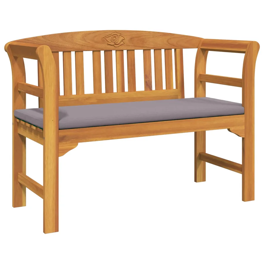 Banc rose Naturel 114 x 46 x 82,5 cm Bois d'Acacia Massif - 2