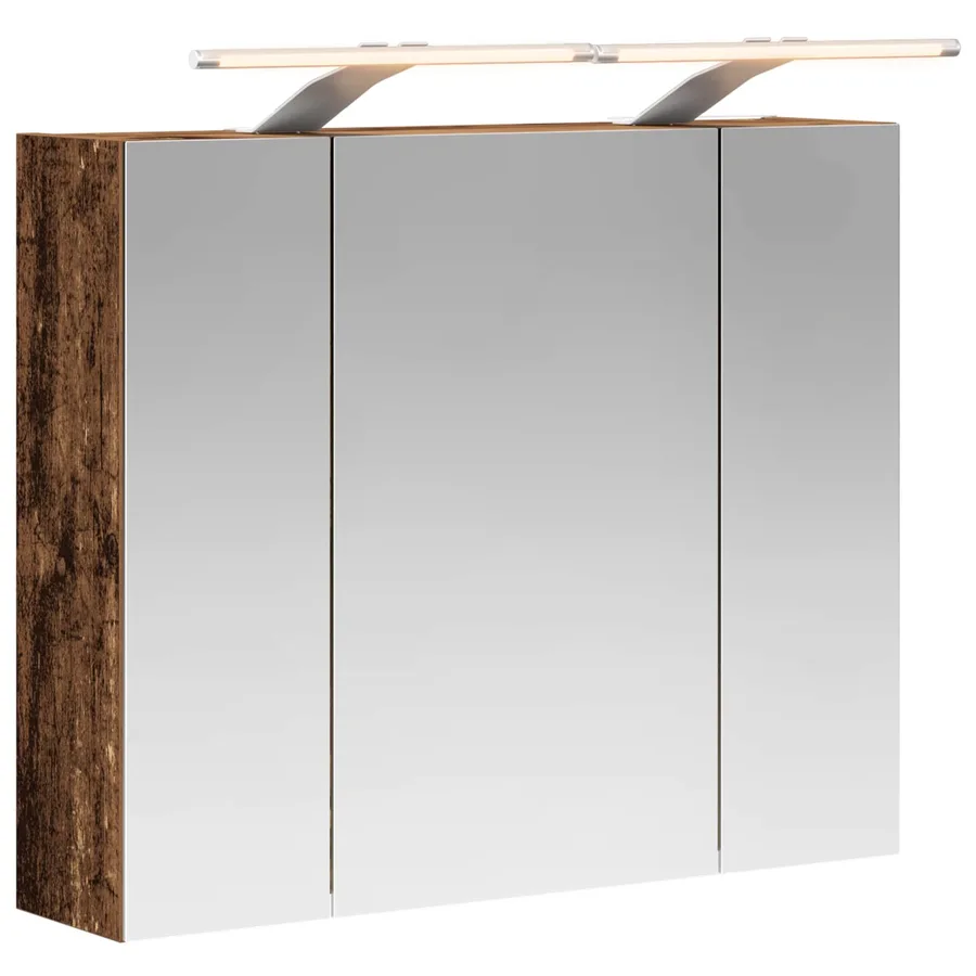 Armoire Miroir de Salle de Bain Bois ancien 60 x 14,5 x 50 cm - 2