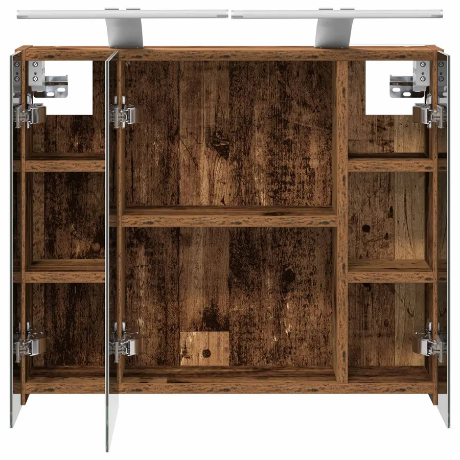Armoire Miroir de Salle de Bain Bois ancien 60 x 14,5 x 50 cm - 7