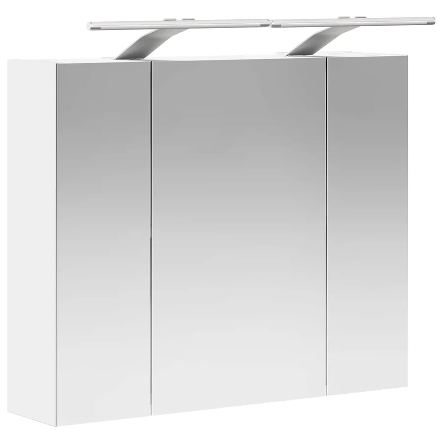 Armoire Miroir de Salle de Bain Blanc 60 x 14,5 x 50 cm - 5