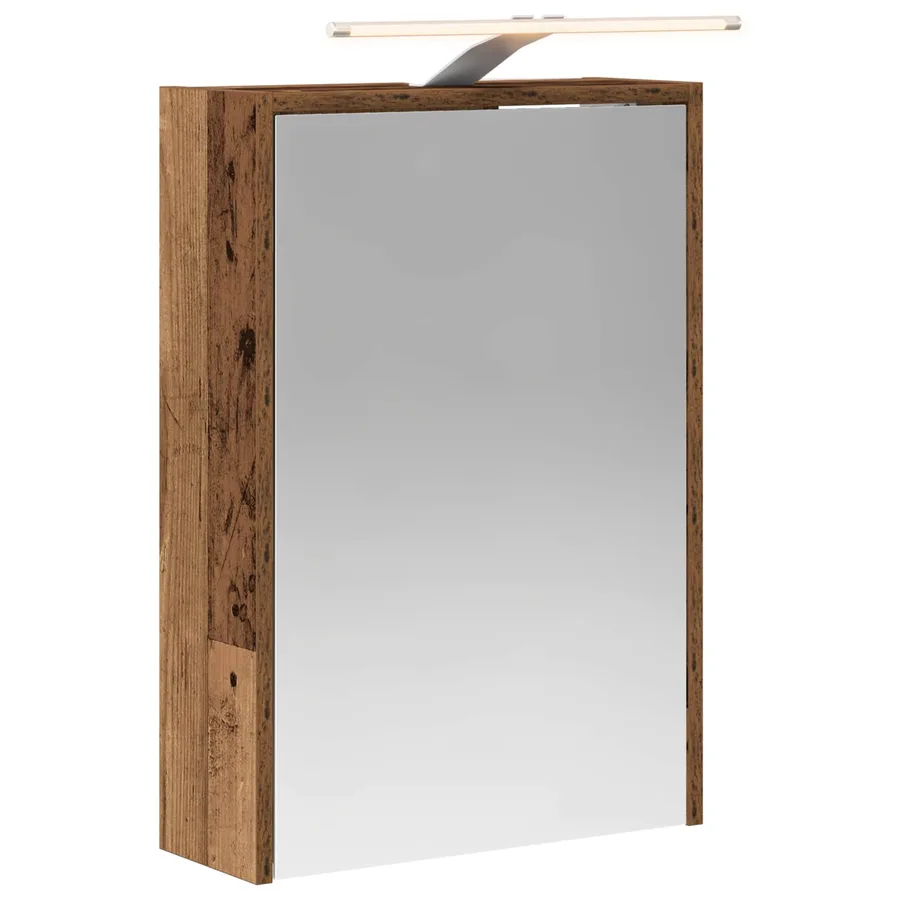 Armoire Miroir de Salle de Bain Bois ancien 43 x 16 x 62.5 cm - 2