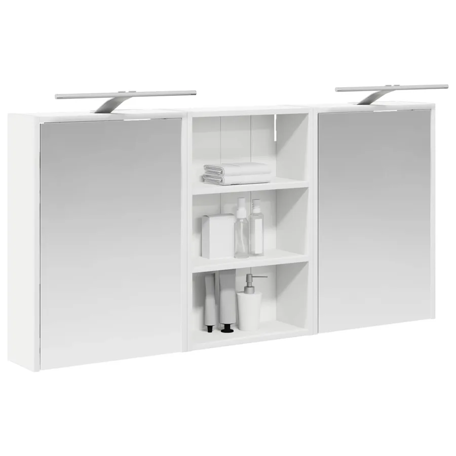 Ensemble de Meubles de Salle de Bain 3 pcs 126 x 16 x 62.5 cm - 3