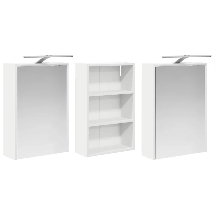 Ensemble de Meubles de Salle de Bain 3 pcs 126 x 16 x 62.5 cm - 5