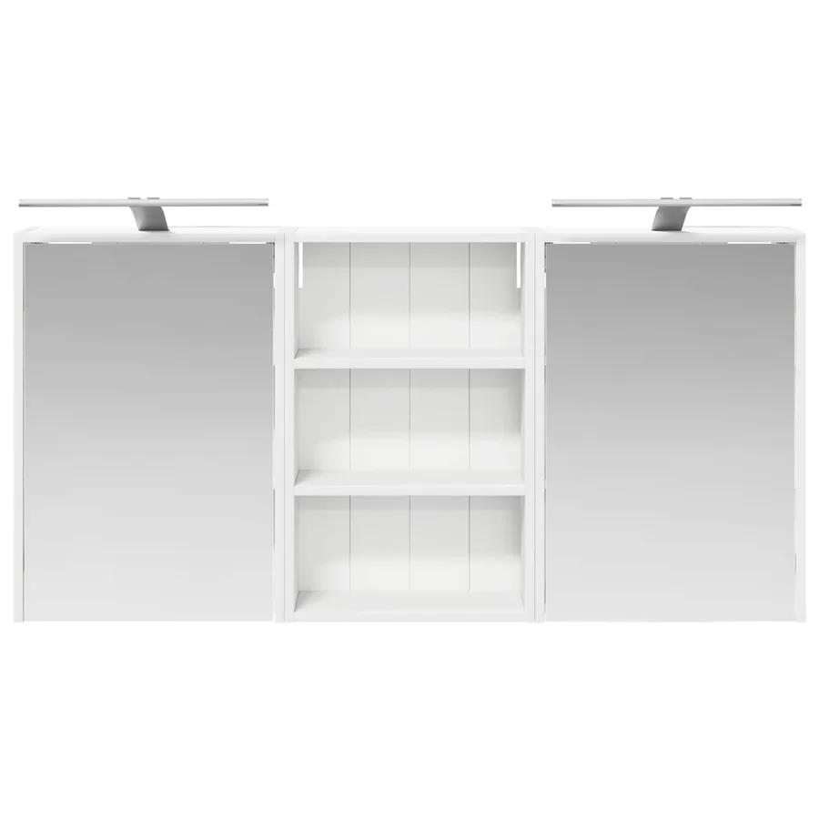 Ensemble de Meubles de Salle de Bain 3 pcs 126 x 16 x 62.5 cm - 6