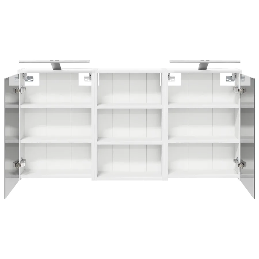 Ensemble de Meubles de Salle de Bain 3 pcs 126 x 16 x 62.5 cm - 7