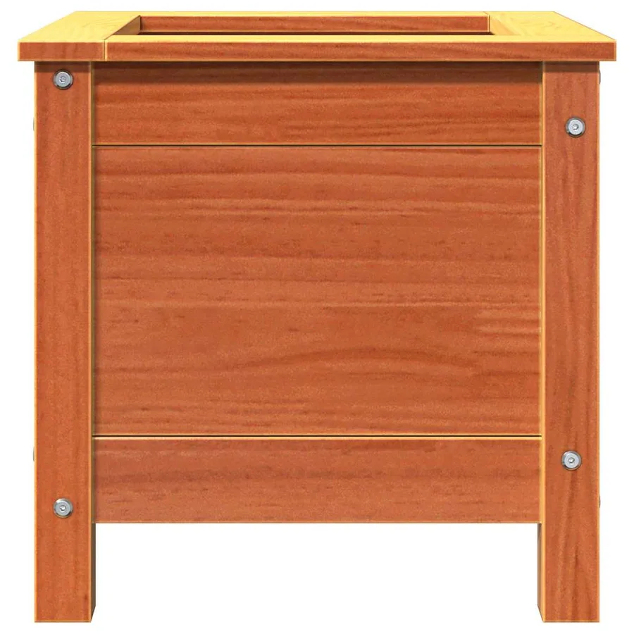 Cache-pot de jardin Brun cire 40 x 40 x 39 cm Pin massif - 4