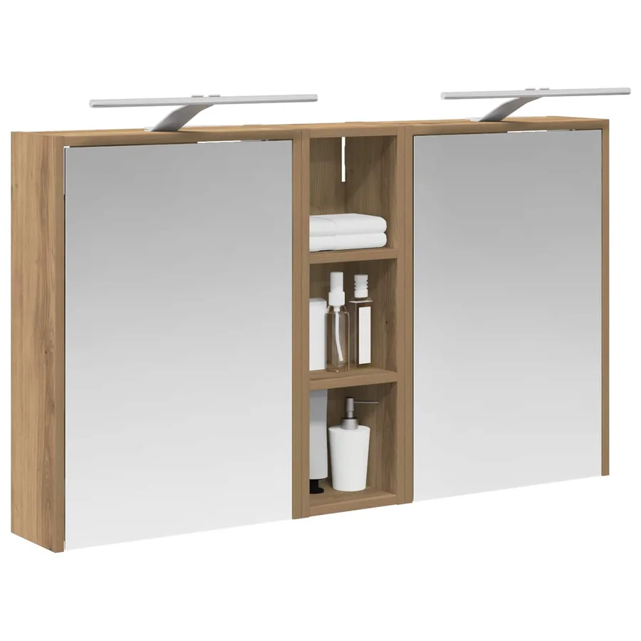 Ensemble de Meubles de Salle de Bain 3 pc 106 x 16 x 62,5 cm - 3