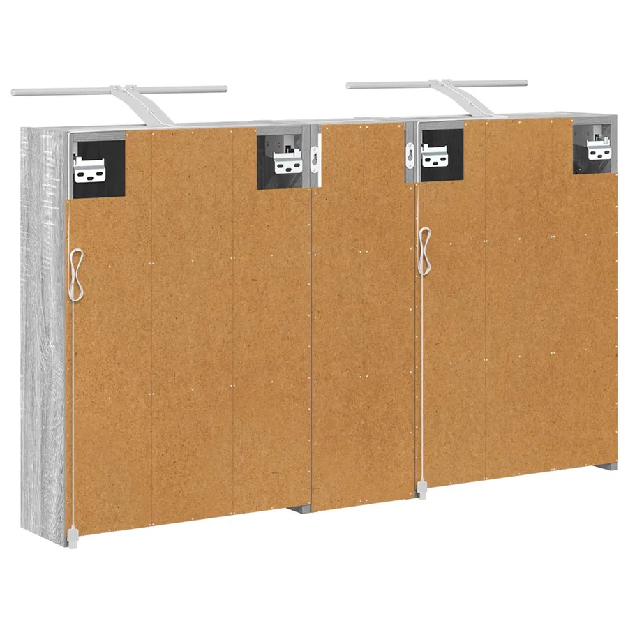 Ensemble de Meubles de Salle de Bain 3 pcs 106 x 16 x 62,5 cm - 9