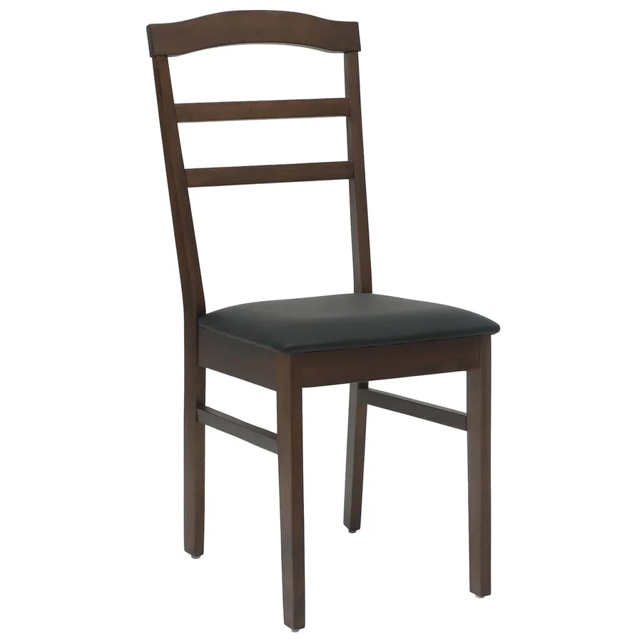 Chaise de salle à manger 2 pcs Marron clair et noir - 4