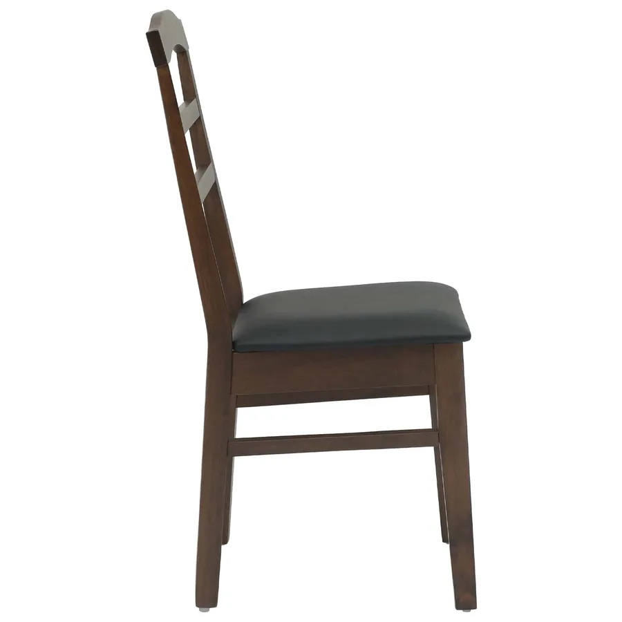 Chaise de salle à manger 2 pcs Marron clair et noir - 6
