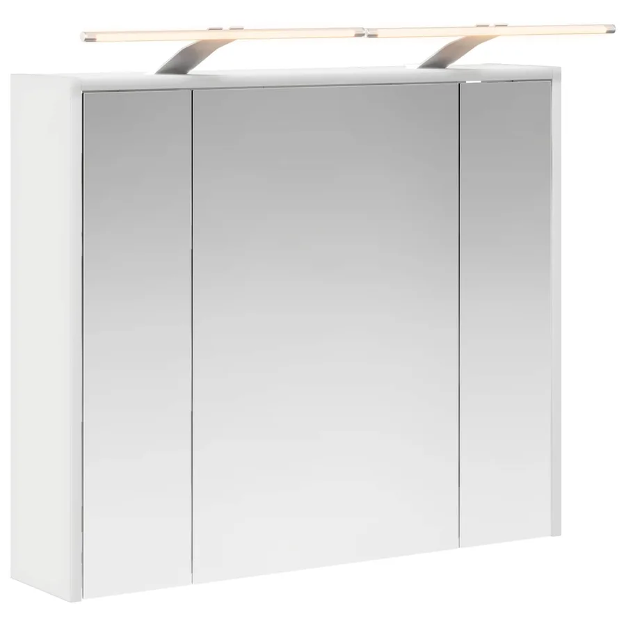 Armoire Miroir de Salle de Bain Blanc 73,5 x 16 x 62,5 cm - 2