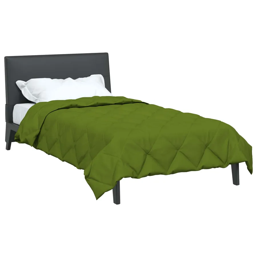 Duvet d'été simple Vert 220 x 135 cm Microfibre - 3