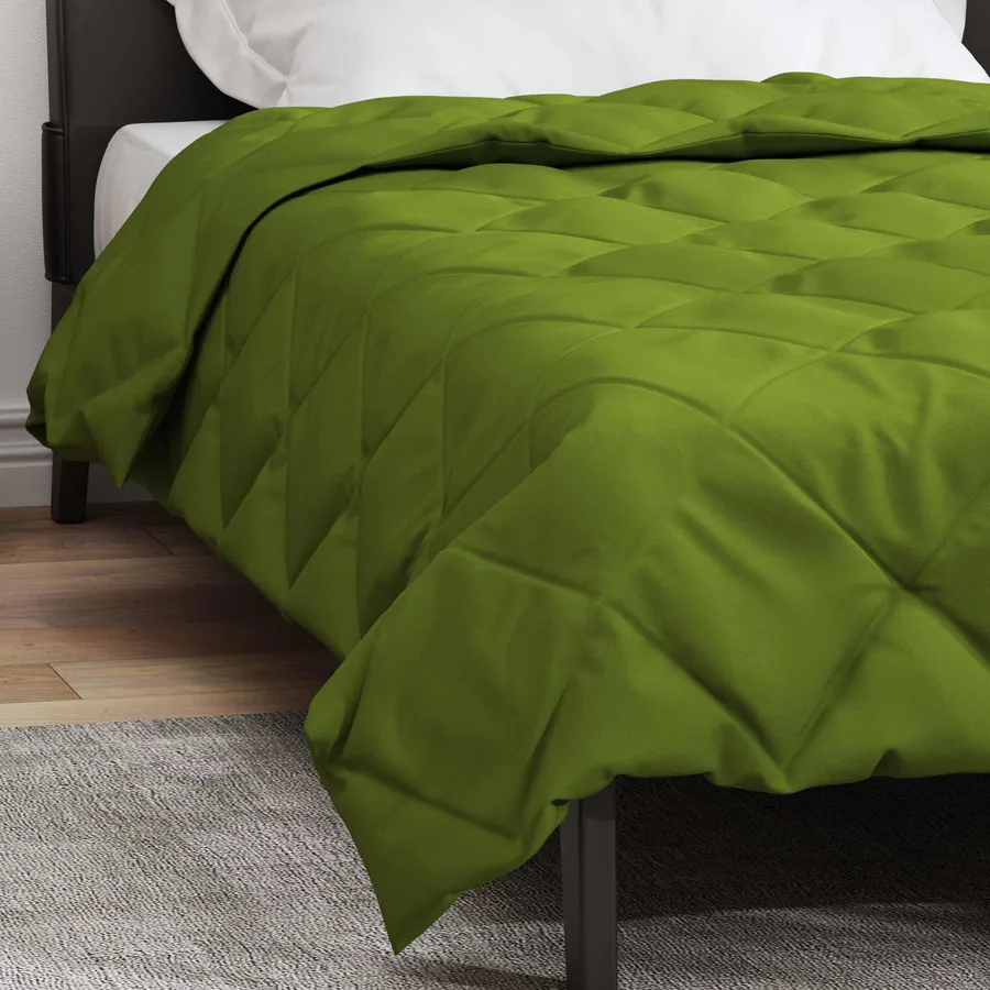 Duvet d'été simple Vert 220 x 135 cm Microfibre - 4