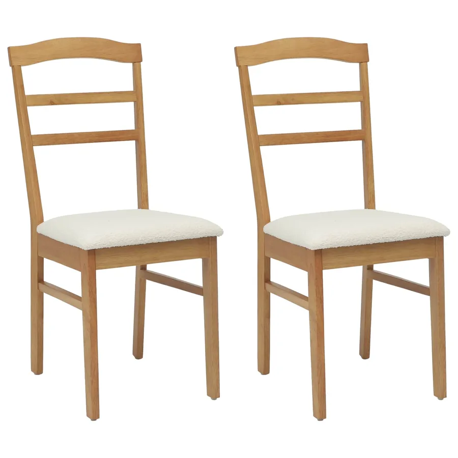Chaise de salle à manger 2 pcs Naturel et clair - 2