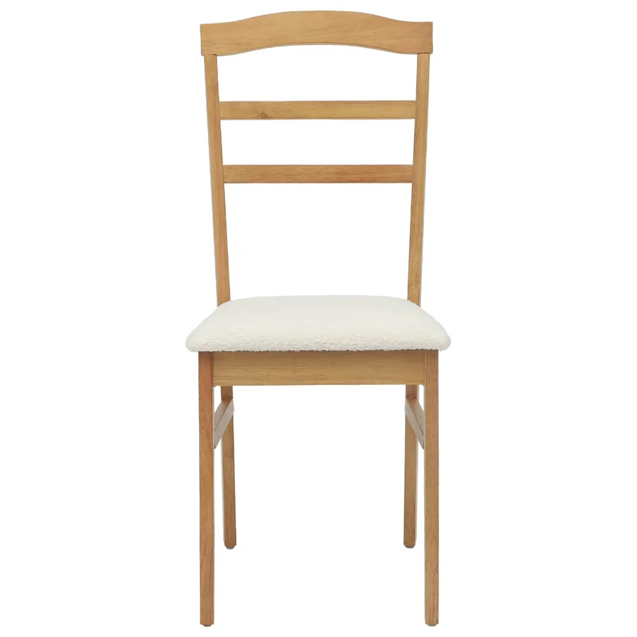 Chaise de salle à manger 2 pcs Naturel et clair - 5