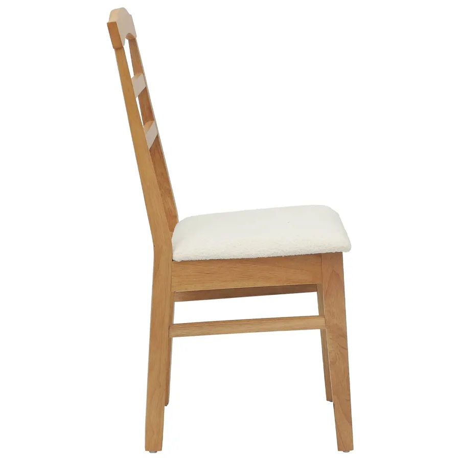 Chaise de salle à manger 2 pcs Naturel et clair - 6