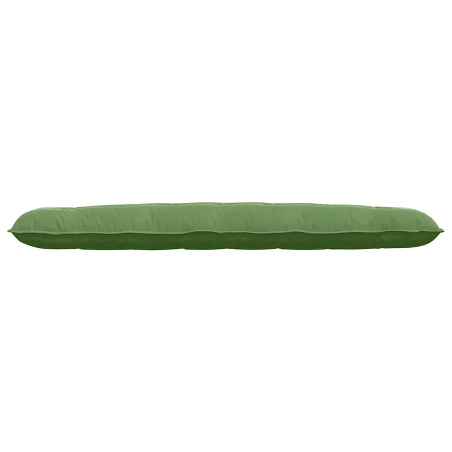 Coussin de Dos Vert clair 200 x 50 cm Tissu en velours côtelé - 5