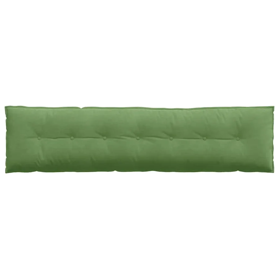 Coussin de Dos Vert clair 200 x 50 cm Tissu en velours côtelé - 6