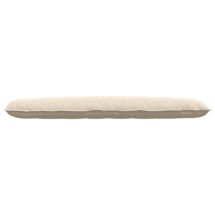 Coussin de Dos Beige 200 x 50 cm Tissu en microfibre - 5