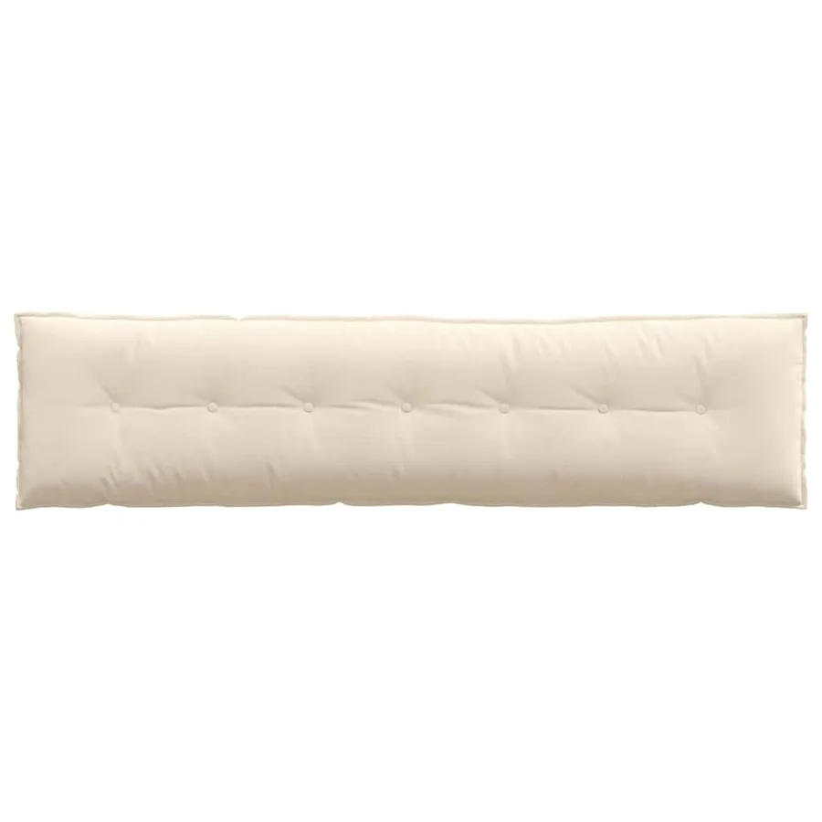 Coussin de Dos Beige 200 x 50 cm Tissu en microfibre - 6