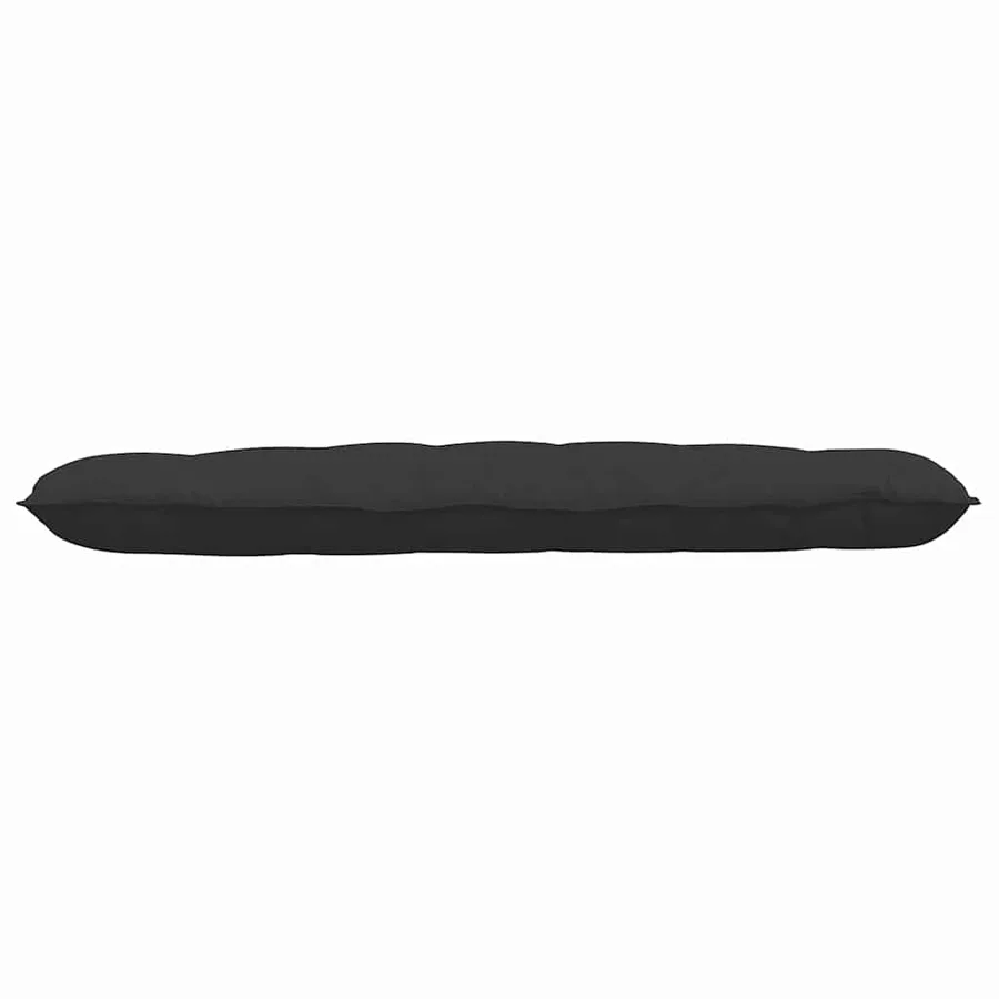 Coussin de Dos Noir 160 x 50 cm Tissu en microfibre - 5