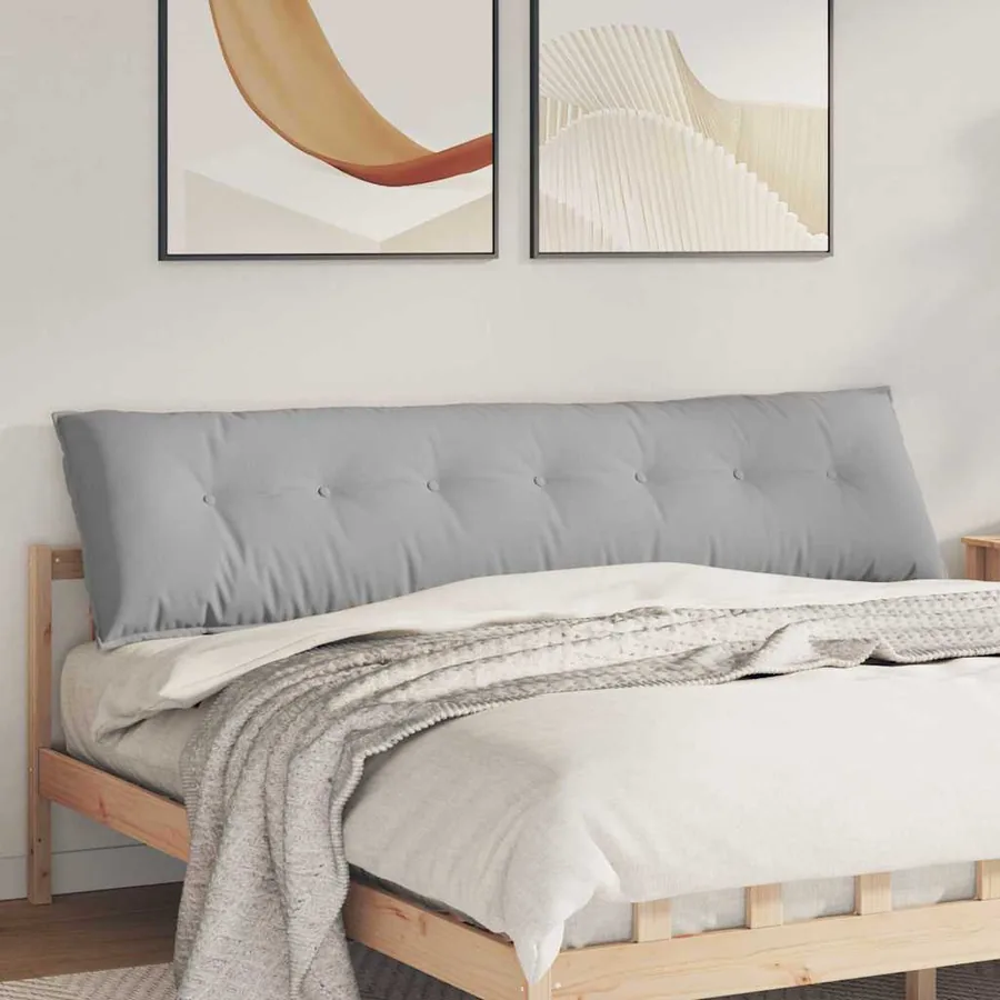 Coussin de Dos Gris nuage 200 x 19 x 50 cm tissu