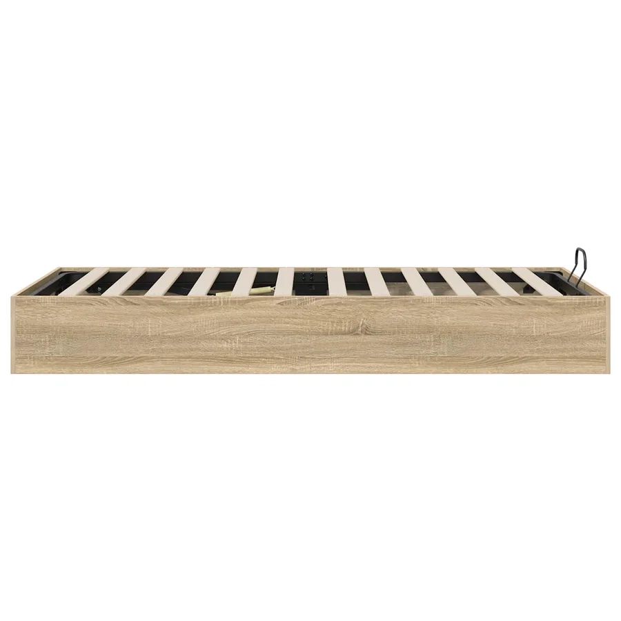 Cadre de lit ottoman avec stockage Chêne Sonoma 75,5 x 190 cm - 6