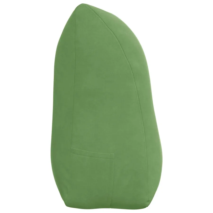 Coussin de Dos Vert clair 100 x 24 x 50 cm Velours - 7