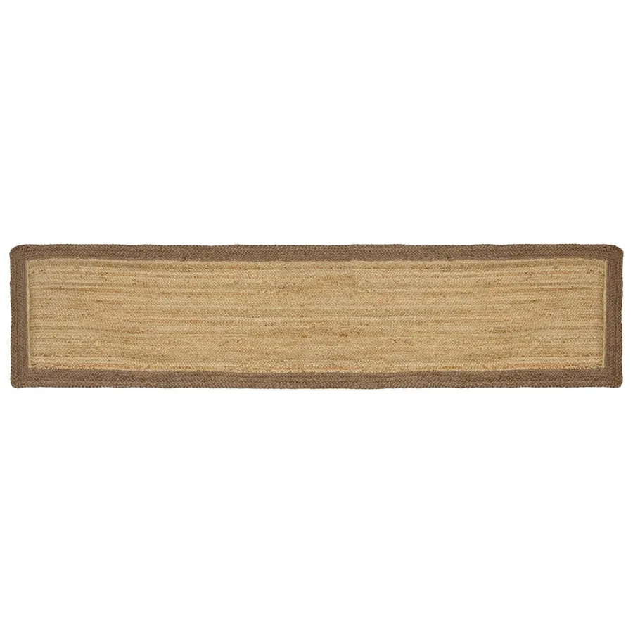 Tapis de surface Gris 60 x 200 cm Jute