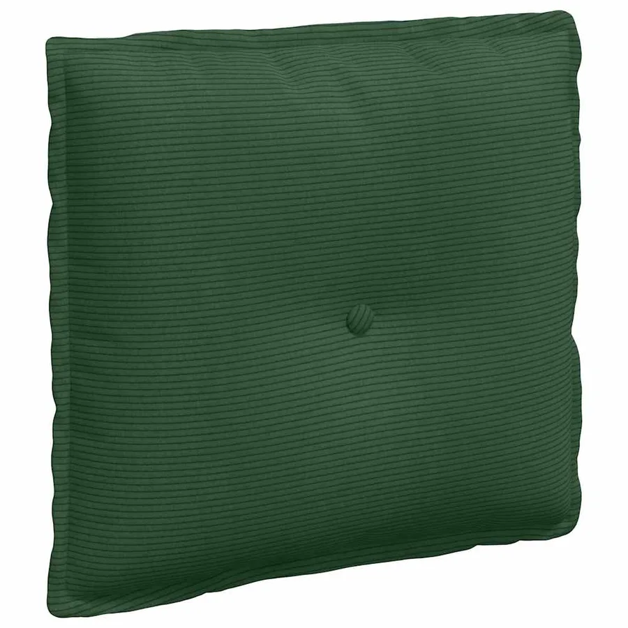 Coussin de Dos Vert Jungle 50 x 45 cm Tissu en velours côtelé - 2