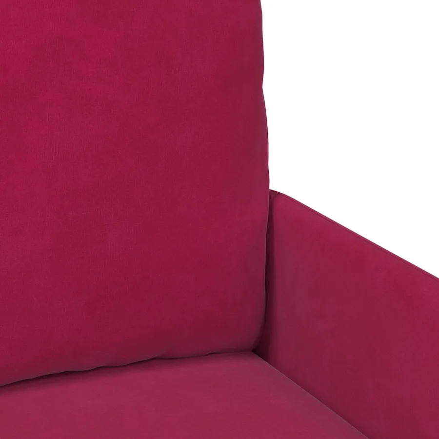 Canapés avec coussin 110cm Bordeaux Contreplaqué - 7