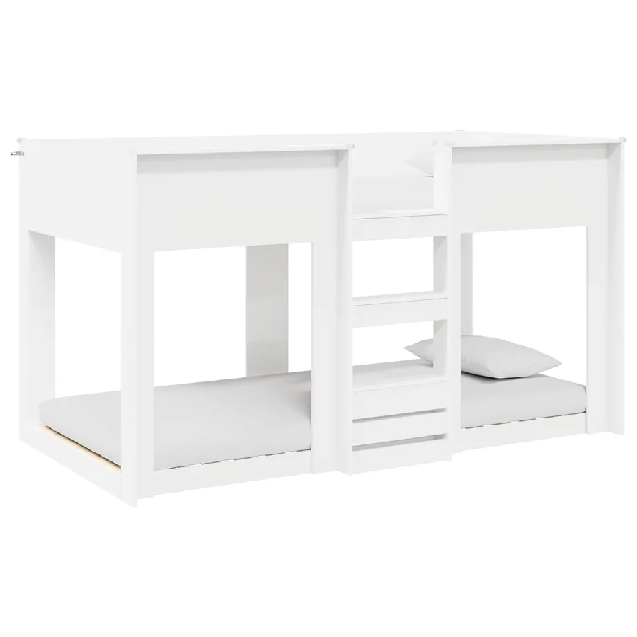 Lit Superposé pour Enfants Blanc 100 x 200 cm Bois d'ingénierie - 2