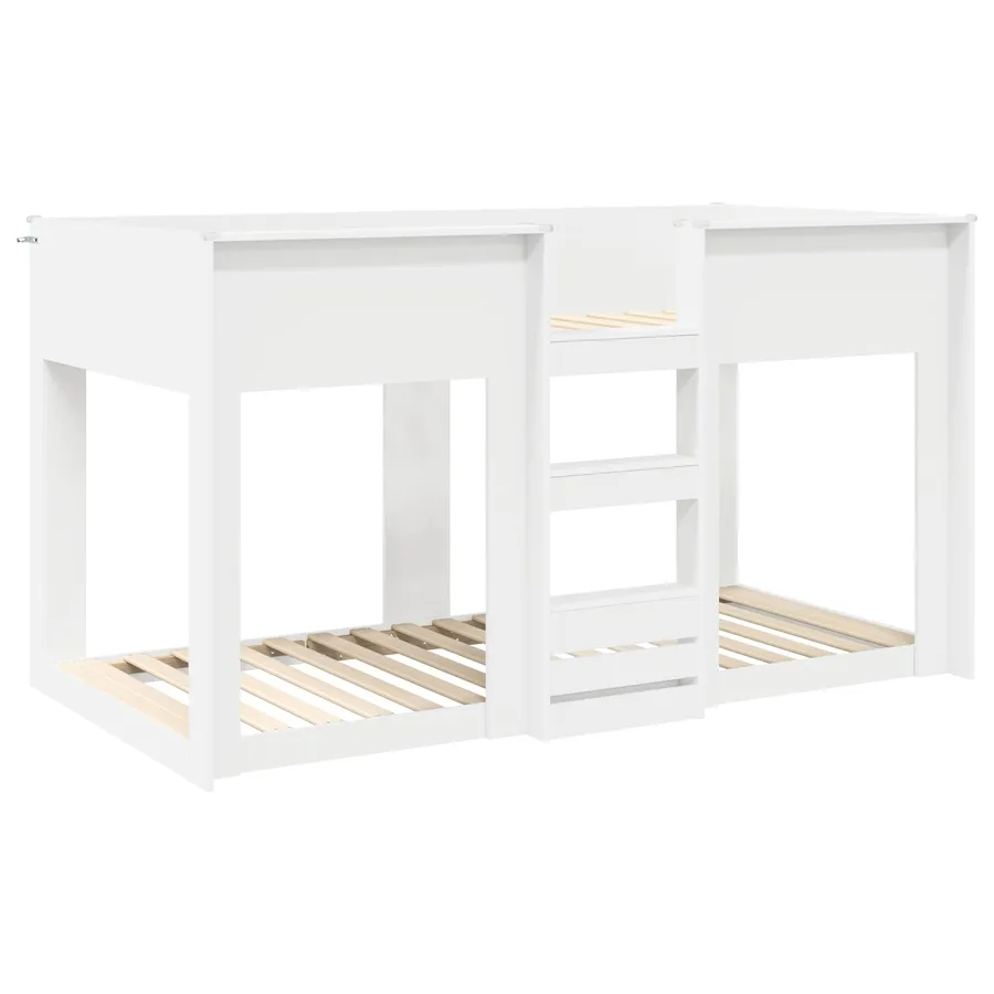 Lit Superposé pour Enfants Blanc 100 x 200 cm Bois d'ingénierie - 4