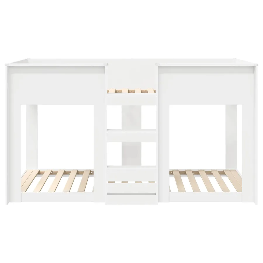 Lit Superposé pour Enfants Blanc 100 x 200 cm Bois d'ingénierie - 5
