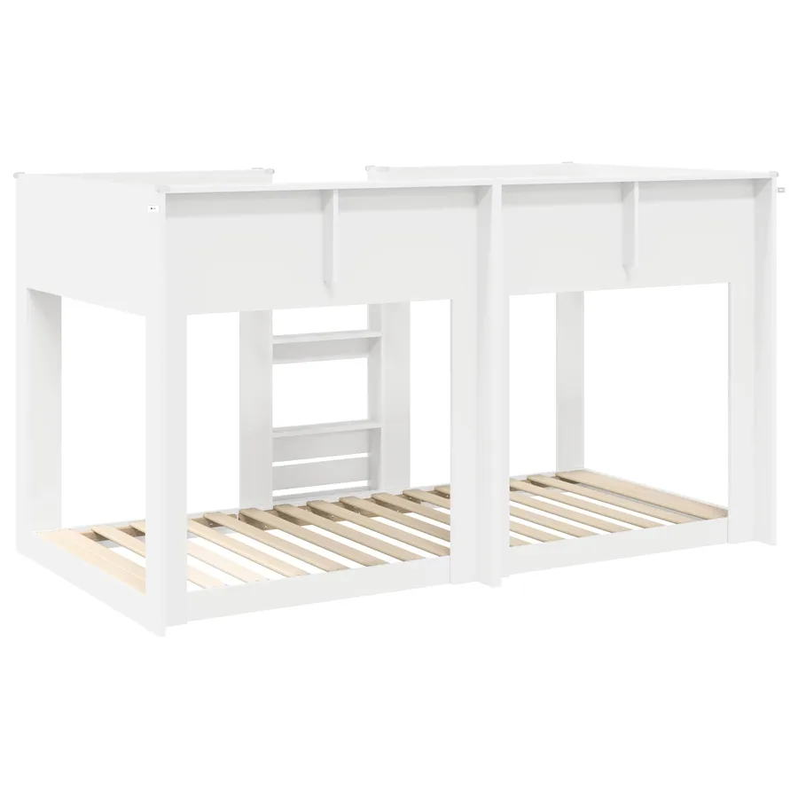 Lit Superposé pour Enfants Blanc 100 x 200 cm Bois d'ingénierie - 7