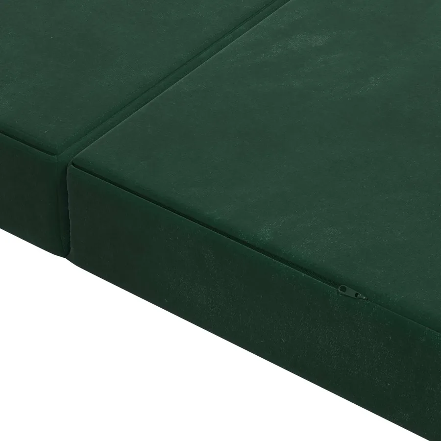 Canapé-lit pliable 80 x 67 x 45 cm Vert foncé - 7