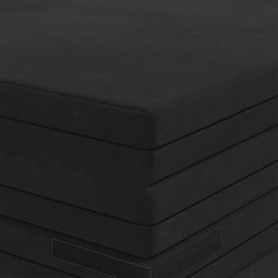 Canapé-lit pliable 140 x 67 x 45 cm Noir - 7