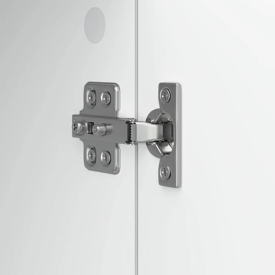 Meuble TV Blanc 102 x 34,5 x 50 cm Bois d'ingénierie - 9